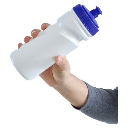 Recyclable Plastic Drink Bottles In Hand